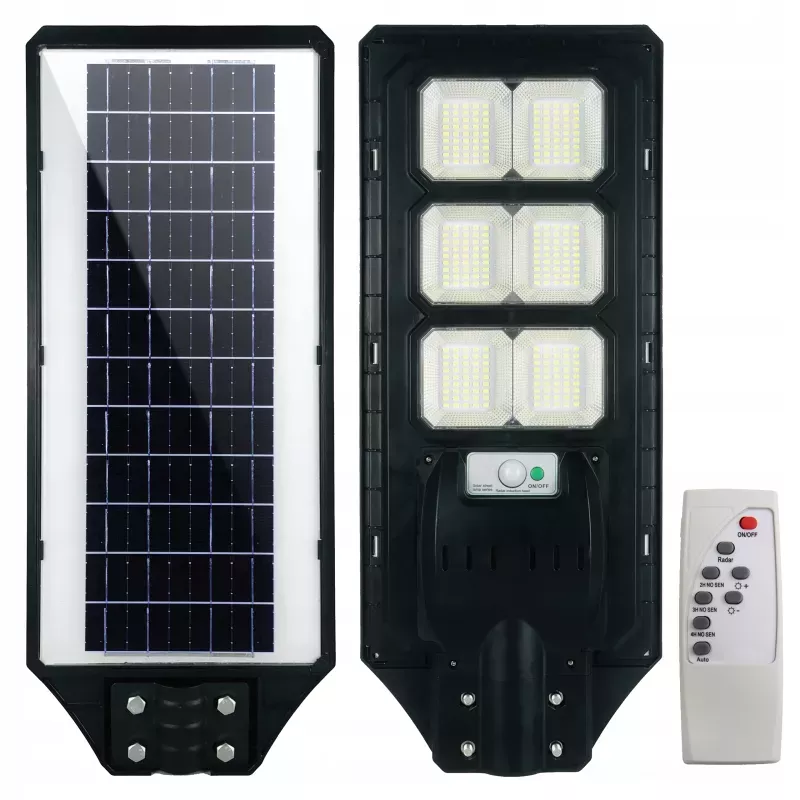 LAMPA SOLARNA ULICZNA 300W LED Z CZUJNIKIEM RUCHU I ZMIERZCHU PILOT-5904703007036