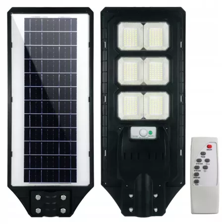 LAMPA SOLARNA ULICZNA 300W LED Z CZUJNIKIEM RUCHU I ZMIERZCHU PILOT-5904703007036