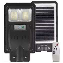 LAMPA SOLARNA ULICZNA 100W LED CZUJNIK RUCHU IP65 PILOT-5904703007029