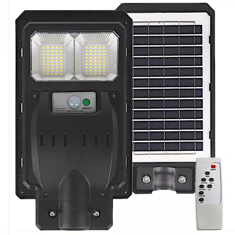 LAMPA SOLARNA ULICZNA 100W LED CZUJNIK RUCHU IP65 PILOT-5904703007029