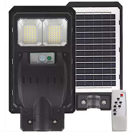 LAMPA SOLARNA ULICZNA 100W LED CZUJNIK RUCHU IP65 PILOT-5904703007029