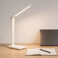 LAMPKA BIURKOWA BIURKO LED NOCNA SZKOLNA DOTYKOWA CCT USB REGULACJA-5904703009528