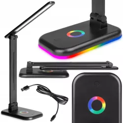 LAMPKA na BIURKO biurkowa nocna LED RGB SZKOLNA DOTYKOWA CCT USB REGULACJA-5904703009535