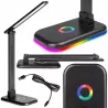 LAMPKA na BIURKO biurkowa nocna LED RGB SZKOLNA DOTYKOWA CCT USB REGULACJA-5904703009535