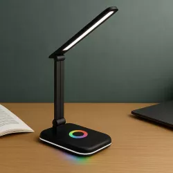 LAMPKA na BIURKO biurkowa nocna LED RGB SZKOLNA DOTYKOWA CCT USB REGULACJA-5904703009535