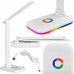LAMPKA na BIURKO biurkowa nocna szkolna RGB DOTYKOWA podświetlenie REGULACJ-5904703009542