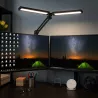 Podwójna Lampka LED na Biurko Kreślarska MOCNA 14W Regulowana 3 Barwy USB-5904703009757