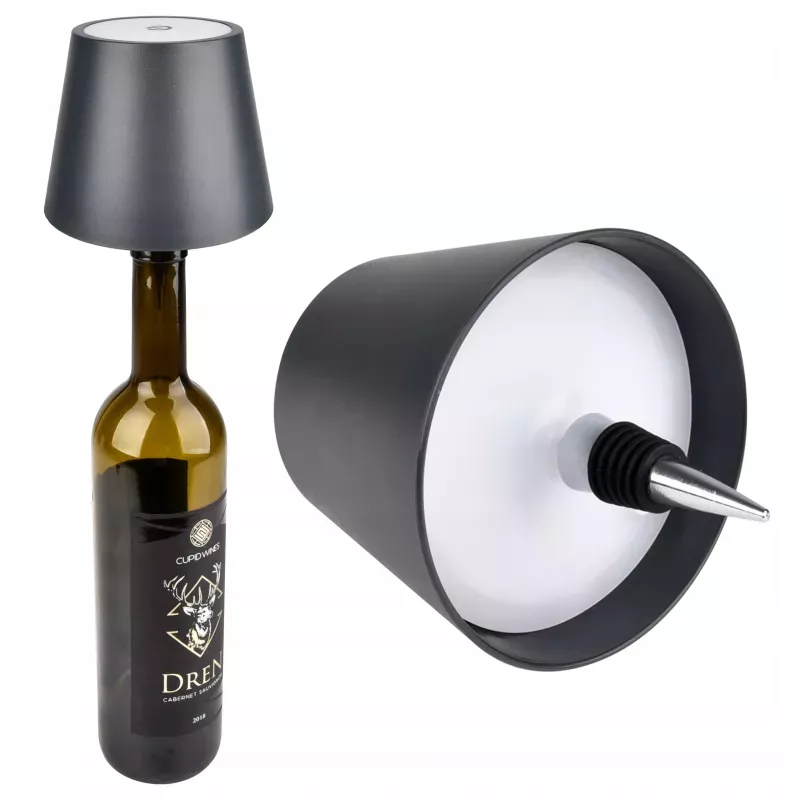Lampka Biurkowa stołowa Nocna LED z korkiem do butelki wina-5904703011781