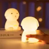 LAMPKA NOCNA DLA DZIECI PIESEK MIĘKKA KOLOROWA RGB LED USB SILIKONOWA-5904703014751