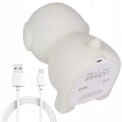 LAMPKA NOCNA DLA DZIECI PIESEK MIĘKKA KOLOROWA RGB LED USB SILIKONOWA-5904703014751