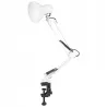 LAMPKA BIURKOWA KREŚLARSKA SZKOLNA BIURKO LED E27 REGULOWANA BIAŁA-5904703012917
