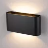 Kinkiet ścienny lampa wewnętrzna LED G9 czarna-5908263383487