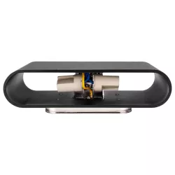 Kinkiet ścienny lampa wewnętrzna LED G9 czarna-5908263383487