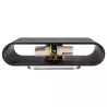 Kinkiet ścienny lampa wewnętrzna LED G9 czarna-5908263383487