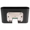 Kinkiet ścienny lampa wewnętrzna LED G9 czarna-5908263383487