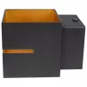 Kinkiet ścienny wewnętrzny lampa ścienna LED G9 złoty czarny-5908263382107