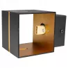 Kinkiet ścienny wewnętrzny lampa ścienna LED G9 złoty czarny-5908263382107