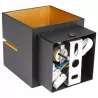 Kinkiet ścienny wewnętrzny lampa ścienna LED G9 złoty czarny-5908263382107