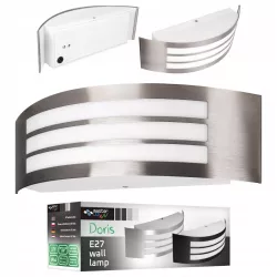 Kinkiet zewnętrzny lampa ogrodowa zewnętrzna elewacyjna ścienna E27 LED-5903002033746