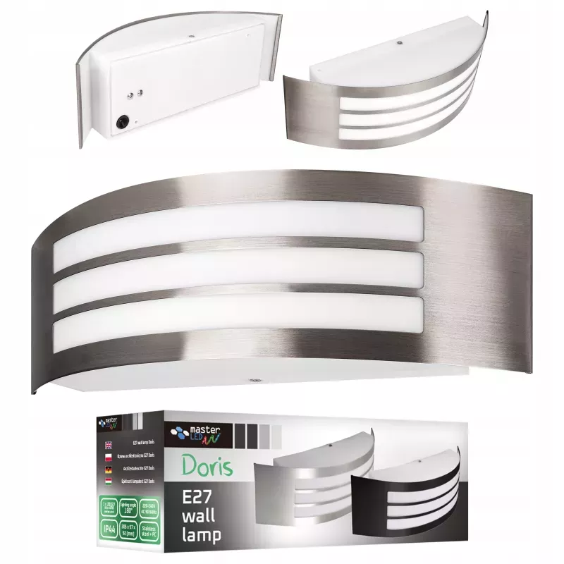 Kinkiet zewnętrzny lampa ogrodowa zewnętrzna elewacyjna ścienna E27 LED-5903002033746