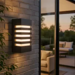 Kinkiet zewnętrzny lampa ogrodowa zewnętrzna elewacyjna ścienna E27 LED-5903002036273