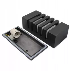 Kinkiet zewnętrzny lampa ogrodowa zewnętrzna elewacyjna ścienna E27 LED-5903002036273