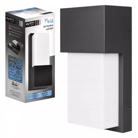 Kinkiet zewnętrzny lampa ogrodowa zewnętrzna elewacyjna ścienna E27 LED-5903002036617