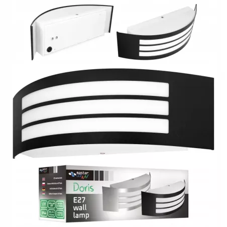 Kinkiet zewnętrzny lampa ogrodowa zewnętrzna elewacyjna ścienna E27 LED-5908263385719