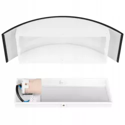 Kinkiet zewnętrzny lampa ogrodowa zewnętrzna elewacyjna ścienna E27 LED-5908263385719
