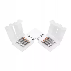 Złączka taśmy LED kątowa 10mm narożna kąt prosty-5903002037485