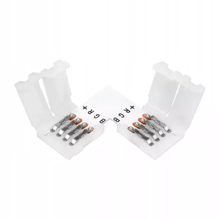 Złączka taśmy LED kątowa 10mm narożna kąt prosty-5903002037485