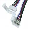 ZŁĄCZE DO TAŚMY LED RGB 10mm 1-stronne z przewodem LVT-5903002037416