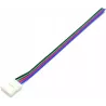 ZŁĄCZE DO TAŚMY LED RGB 10mm 1-stronne z przewodem LVT-5903002037416