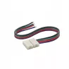 ZŁĄCZE DO TAŚMY LED RGB 10mm 1-stronne z przewodem LVT-5903002037416