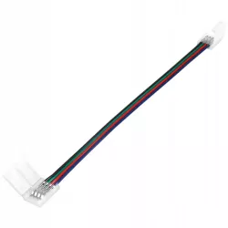 Złączka taśmy LED 10mm zatrzask kabel dwustronna-5903002037393
