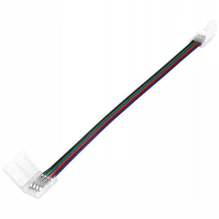 Złączka taśmy LED 10mm zatrzask kabel dwustronna-5903002037393