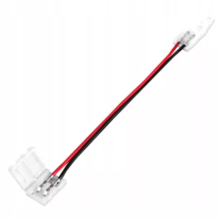 Złączka taśmy LED 10mm zatrzask kabel dwustronna-5903002031278