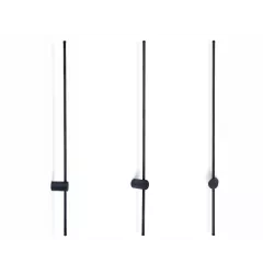 KINKIET ŚCIENNY LED CATRINA 17W 120CM CZARNY 4000K-5904703008965