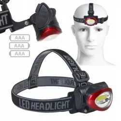 LATARKA CZOŁOWA LED 3W COB 6000K 3xAAA-5904703009160