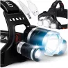 LATARKA CZOŁOWA CZOŁÓWKA LAMPKA LED NA GŁOWĘ 3x LED ZOOM PRO REGULOWANA-5904703009375