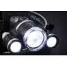 LATARKA CZOŁOWA CZOŁÓWKA LAMPKA LED NA GŁOWĘ 3x LED ZOOM PRO REGULOWANA-5904703009375
