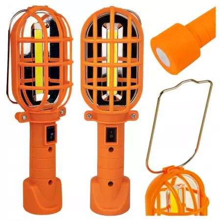 LAMPA LATARKA WARSZTATOWA robocza HAK / MAGNES LAMPKA GARAŻOWA-5904703009245