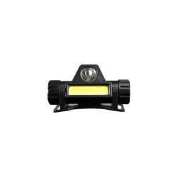 Latarka LED czołowa 1W COB+1W LED AKU-5904703009177