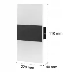 Kinkiet zewnętrzny lampa ogrodowa AKRYL zewnętrzna elewacyjna ścienna LED-5904703011446
