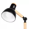 LAMPKA na BIURKO biurkowa nocna szkolna LED E27 DREWNIANA kreślarska-5904703017387