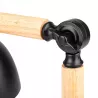 LAMPKA na BIURKO biurkowa nocna szkolna LED E27 DREWNIANA kreślarska-5904703017387