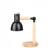 LAMPKA na BIURKO biurkowa nocna szkolna LED E27 DREWNIANA kreślarska-5904703017387