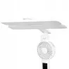 LAMPKA NA BIURKO BIURKOWA NOCNA LED z wiatrakiem zegarem szkolna regulacja-5904703016755
