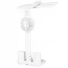 LAMPKA NA BIURKO BIURKOWA NOCNA LED z wiatrakiem zegarem szkolna regulacja-5904703016755