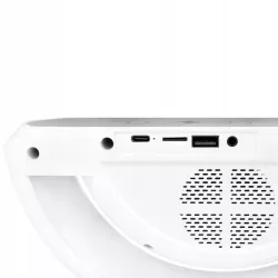 Lampa biurkowa G LED RGB 5W QI Głośnik ŁADOWARKA ZEGAR RADIO 8977-5904703017615